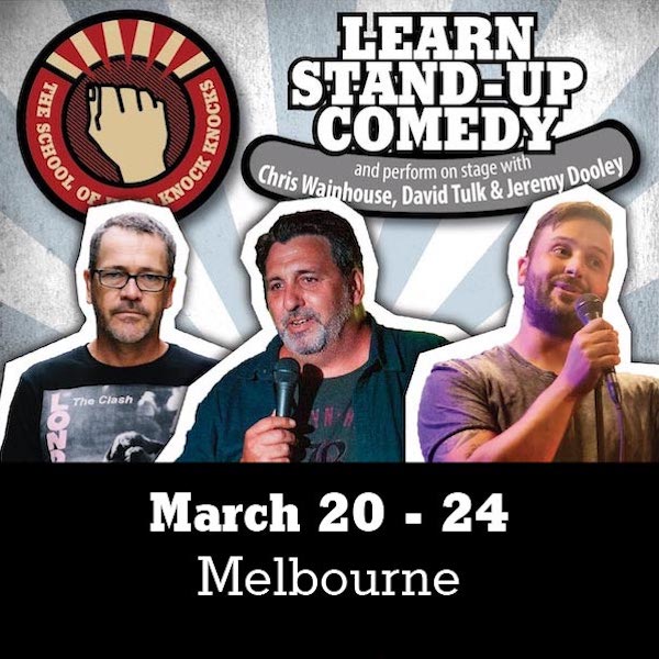Learn stand-up comedy in Melbourne this March, 2022